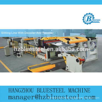 hot roll metal hr slitting line with decoiler and recoiler